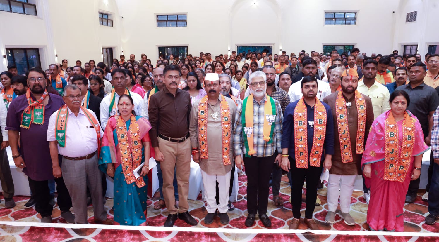 पिंपरी चिंचवड मधील दक्षिण भारतीय नागरिकांचा भाजपला भक्कम पाठिंबा