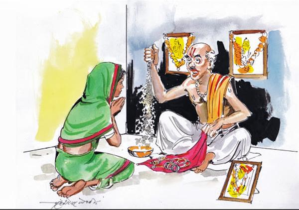अहिल्यानगर जिल्हा भोंदूगिरीच्या विळख्यात: शेवगाव तालुक्यात तेल पिशव्यांचा खेळ तर लिंबू देऊन भूत वश करण्याचा भीषण दावा..!